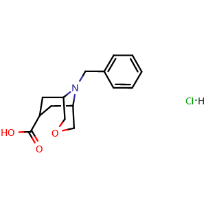 9-Benzyl-3-oxa-9-azabicyclo[3.3.1]nonane-7-carboxylic acid hydrochloride