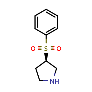 (3R)-3-(Benzenesulfonyl)pyrrolidine