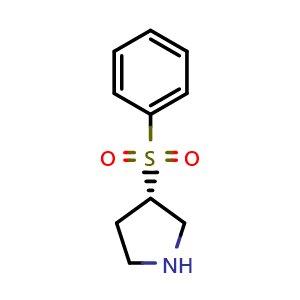 (3S)-3-(Benzenesulfonyl)pyrrolidine