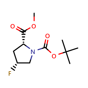 1-tert-Butyl 2-methyl (2R,4R)-4-fluoropyrrolidine-1,2-dicarboxylate