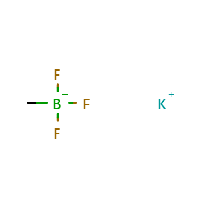 Chemical structure of Potassium methyltrifluoroborate , CAS 1279123-64-6, AChemBlock K10793