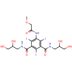 Chemical structure of Iopromide , CAS 73334-07-3, AChemBlock K10794