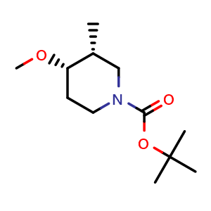 (3R,4S)-3-methyl-4-methoxyl-N-Boc-piperidine