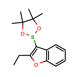 2-(2-Ethylbenzofuran-3-yl)-4,4,5,5-tetramethyl-1,3,2-dioxaborolane