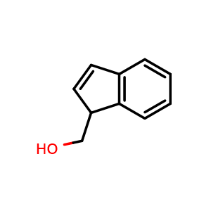 Chemical structure of (1H-Inden-1-yl)-methanol , CAS 2471-88-7, AChemBlock K12008