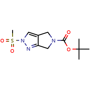 tert-Butyl 2-(methylsulfonyl)-4,6-dihydropyrrolo[3,4-c]pyrazole-5(2H)-carboxylate