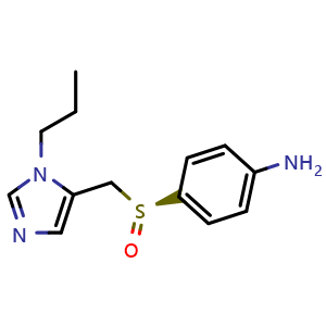 (S)-4-(((1-Propyl-1H-imidazol-5-yl)methyl)sulfinyl)aniline