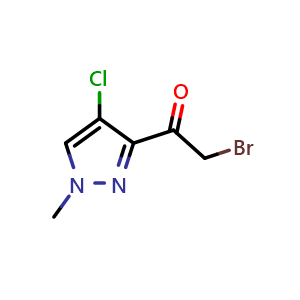 2-Bromo-1-(4-chloro-1-methyl-1H-pyrazol-3-yl)-ethanone