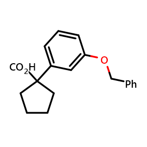 1-[3-(Benzyloxy)phenyl]cyclopentanecarboxylic acid