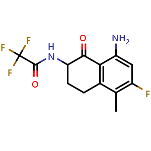 N-(8-Amino-6-fluoro-5-methyl-1-oxo-1,2,3,4-tetrahydronaphthalen-2-yl)-2,2,2-trifluoroacetamide