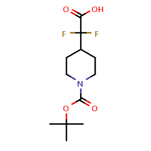 2-(1-(Tert-butoxycarbonyl)piperidin-4-yl)-2,2-difluoroacetic acid