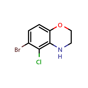 6-Bromo-5-chloro-3,4-dihydro-2H-benzo[1,4]oxazine
