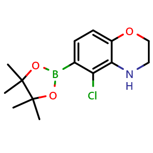 5-Chloro-6-(4,4,5,5-tetramethyl-[1,3,2]dioxaborolan-2-yl)-3,4-dihydro-2H-benzo[1,4]oxazine