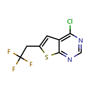 4-Chloro-6-(2,2,2-trifluoroethyl)-thieno[2,3-d]pyrimidine