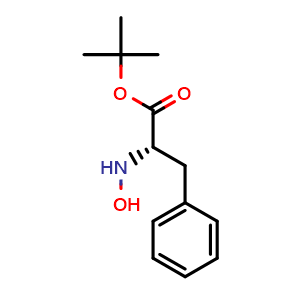 Chemical structure of tert-Butyl hydroxyphenylalaninate , CAS 1137148-42-5, AChemBlock K13424