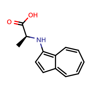 Chemical structure of L-Azulenylalanine , CAS 273408-71-2, AChemBlock K16211