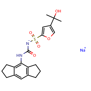 Chemical structure of MCC950 Sodium , CAS 256373-96-3, AChemBlock K16222