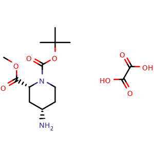 O1-tert-butyl O2-methyl (2R,4S)-4-aminopiperidine-1,2-dicarboxylate;oxalic acid