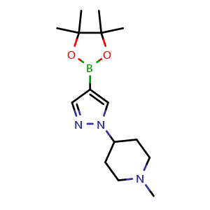 1-Methyl-4-[4-(tetramethyl-1,3,2-dioxaborolan-2-yl)-1H-pyrazol-1-yl]piperidine