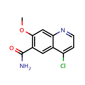 4-Chloro-7-methoxyquinoline-6-carboxamide