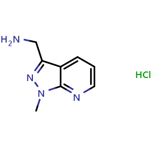 {1-Methyl-1H-pyrazolo[3,4-b]pyridin-3-yl}methanamine hydrochloride