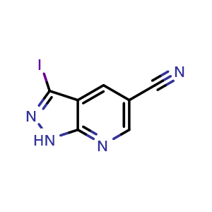 3-Iodo-1H-pyrazolo[3,4-b]pyridine-5-carbonitrile