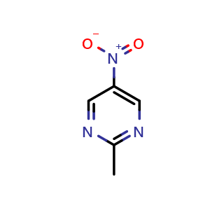 Chemical structure of 2-Methyl-5-nitropyrimidine , CAS 14080-34-3, AChemBlock L13164