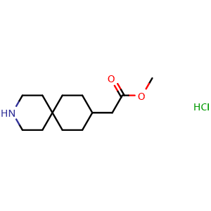 Methyl 2-{3-azaspiro[5.5]undecan-9-yl}acetate hydrochloride