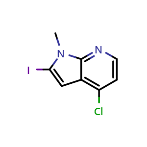 4-Chloro-2-iodo-1-methyl-1H-pyrrolo[2,3-b]pyridine