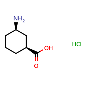 (1S,3R)-3-aminocyclohexane-1-carboxylic acid hydrochloride