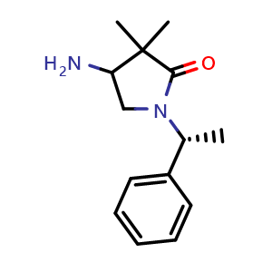 4-Amino-3,3-dimethyl-1-[(1R)-1-phenylethyl]pyrrolidin-2-one