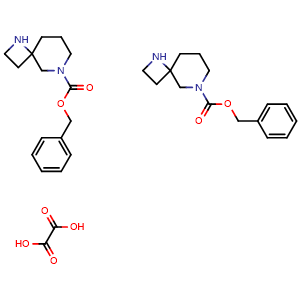 Benzyl 1,6-diazaspiro[3.5]nonane-6-carboxylate hemioxalate
