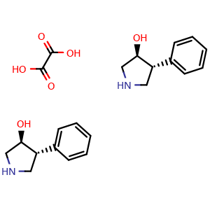 (3S,4R)-4-Phenylpyrrolidin-3-ol hemioxalate