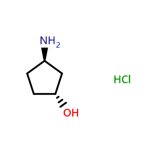 (1R,3R)-3-Aminocyclopentan-1-ol hydrochloride