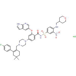 Chemical structure of ABT-199 hydrochloride , CAS 1788041-40-6, AChemBlock L13361