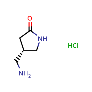 (4S)-4-(Aminomethyl)pyrrolidin-2-one hydrochloride