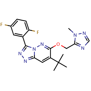Chemical structure of L-838417 , CAS 286456-42-6, AChemBlock L13385