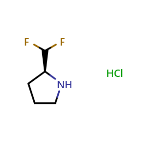 (2S)-2-(Difluoromethyl)pyrrolidine hydrochloride