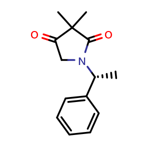 3,3-Dimethyl-1-[(1R)-1-phenylethyl]pyrrolidine-2,4-dione