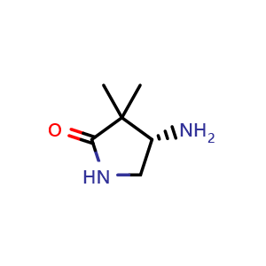 (4S)-4-Amino-3,3-dimethylpyrrolidin-2-one