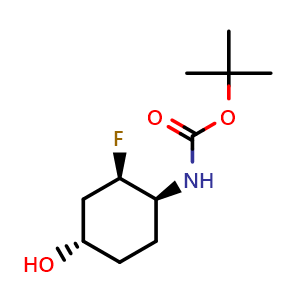 (1s,3r,4s)-Rel-4-(Boc-amino)-3-fluorocyclohexanol