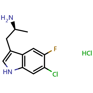 (2S)-1-(6-Chloro-5-fluoro-1H-indol-3-yl)propan-2-amine hydrochloride