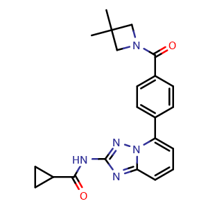 Chemical structure of Solcitinib , CAS 1206163-45-2, AChemBlock L13479