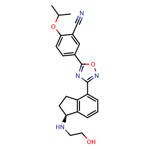 Chemical structure of Ozanimod , CAS 1306760-87-1, AChemBlock L13488