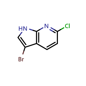 3-Bromo-6-chloro-1H-pyrrolo[2,3-b]pyridine