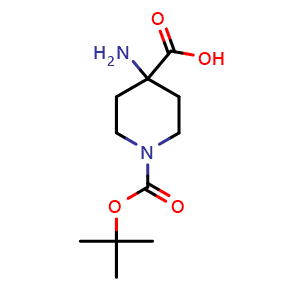 4-Amino-1-[(tert-butoxy)carbonyl]piperidine-4-carboxylic acid