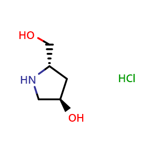 (3R,5S)-5-(hydroxymethyl)pyrrolidin-3-ol hydrochloride