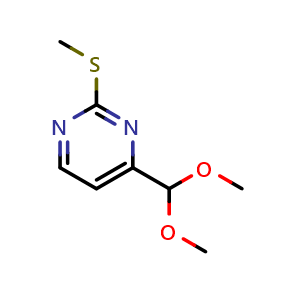 4-(Dimethoxymethyl)-2-(methylsulfanyl)pyrimidine