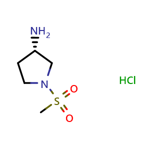 (3S)-1-Methanesulfonylpyrrolidin-3-amine hydrochloride
