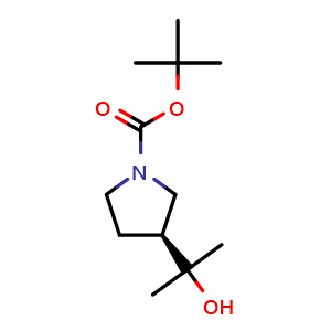 tert-Butyl (3S)-3-(2-hydroxypropan-2-yl)pyrrolidine-1-carboxylate